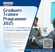 Cormart Nigeria Limited Graduate Trainee Programme 2025