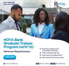 NOVA Bank Graduate Trainee Programme 2025