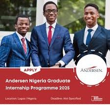 Andersen Nigeria Graduate Internship Programme 2025