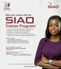 2025 Graduate Trainee Program at SIAO Nigeria