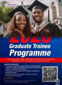 2026 Cormart & Chi Farms Graduate Trainee Program