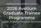 2026 Avetium Graduate Trainee Programme